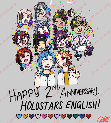 Holostars 2nd Anniversary (confetti)
